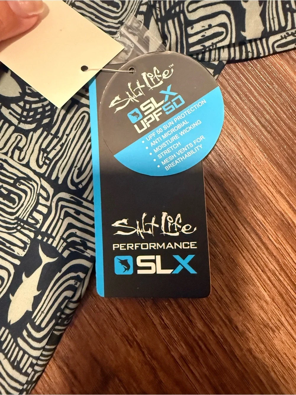Salt Life SLX Short Sleeve Vented Fishing Shirt Men's Size L NEW